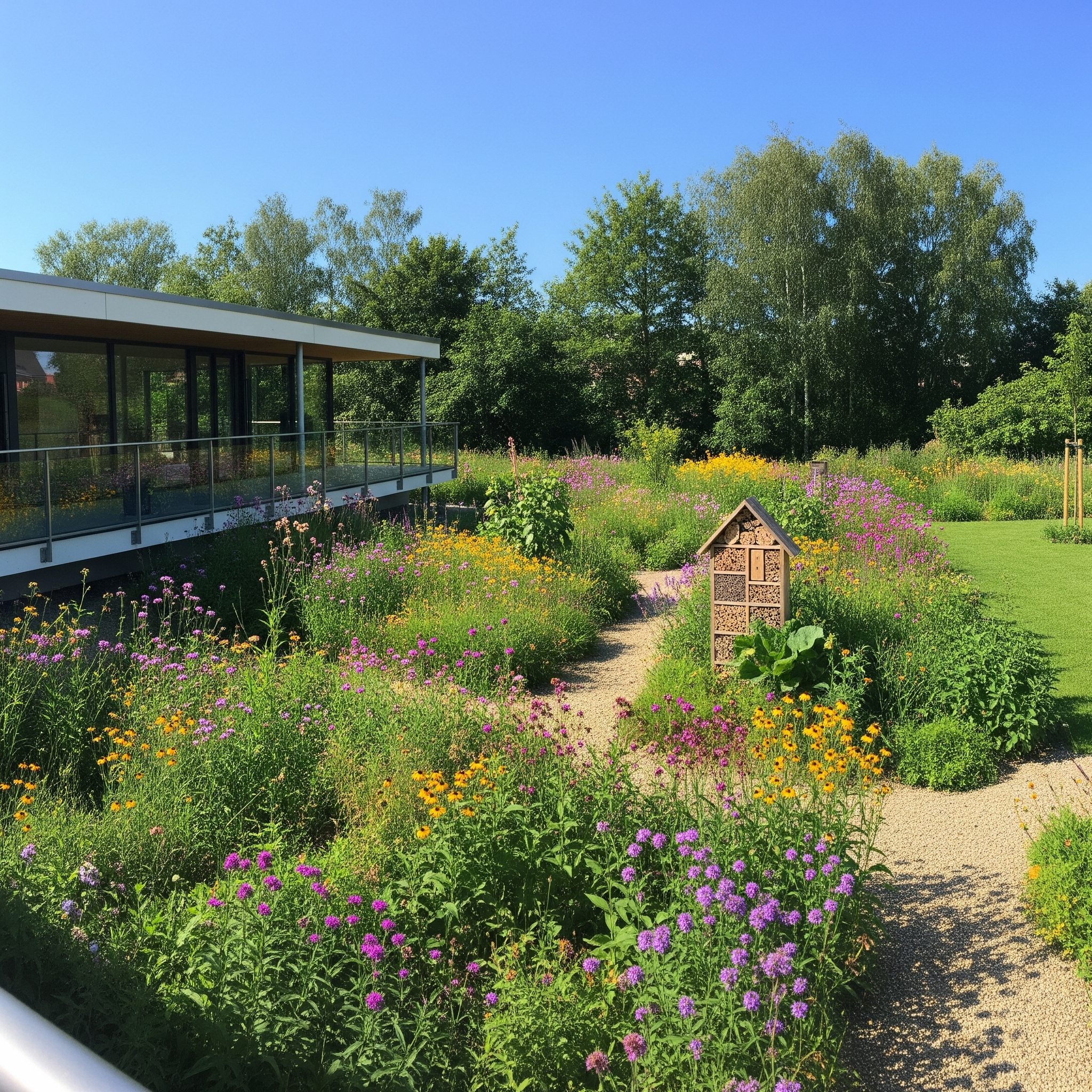Insektenfreundlicher Schaugarten